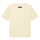 [Loose Fit] Fear Of God Essentials FW22 Flock Logo Tee EGGSHELL
