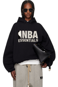 NBA x Essentials Fear Of God Hoodie BLACK GREY