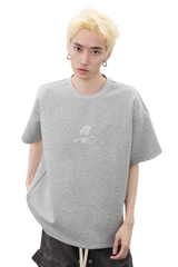 AFGK Letter A Embroidery Breathable Tee