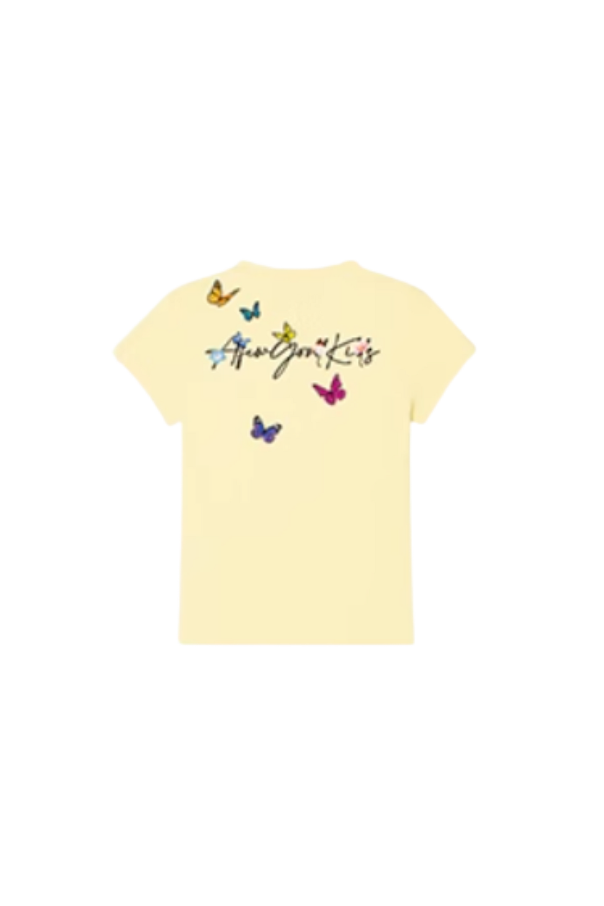 AFGK Surrounding Butterfly Embroidery Tee