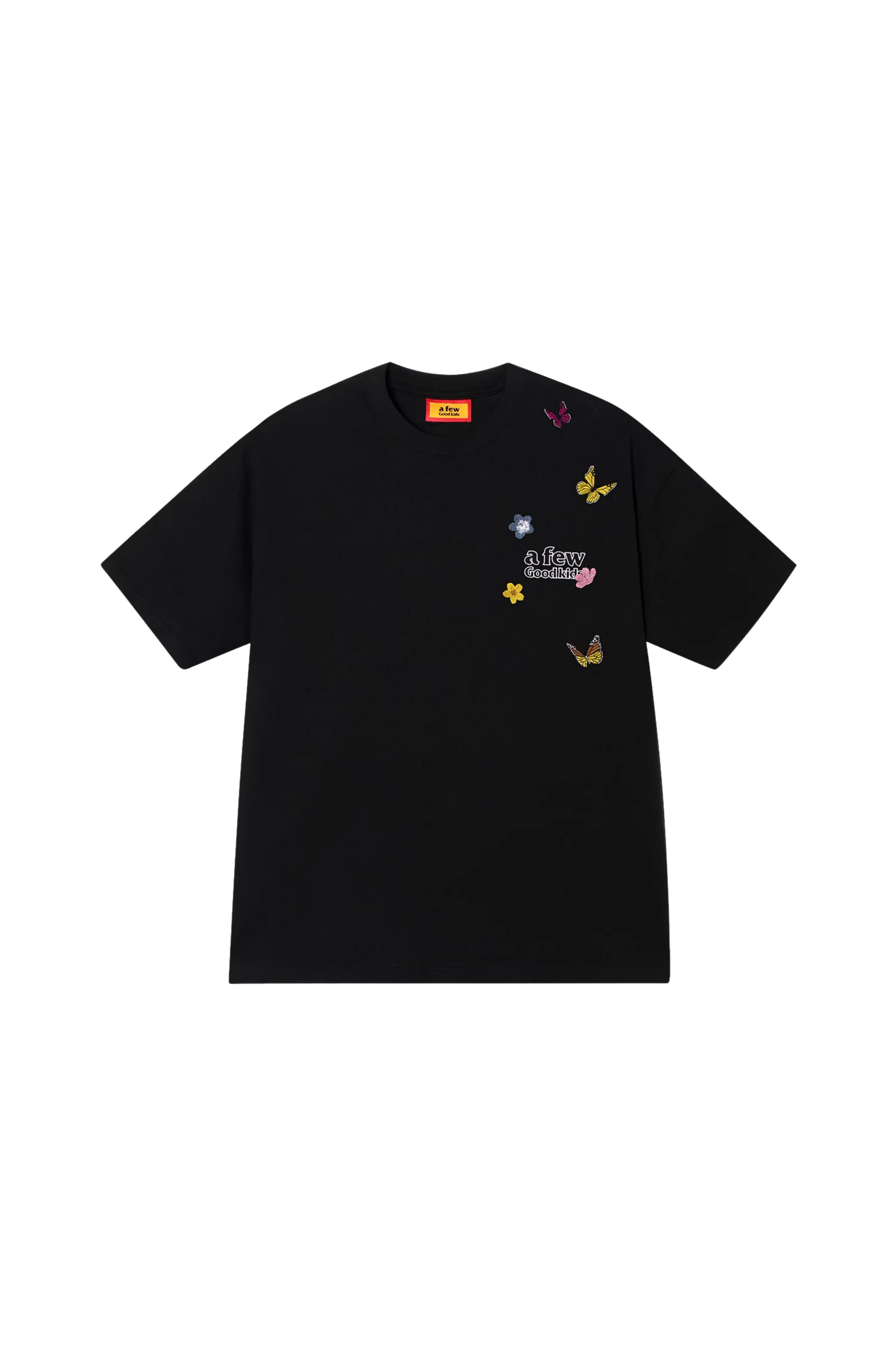 AFGK Surrounding Butterfly Embroidery Tee