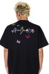 AFGK Surrounding Butterfly Embroidery Tee