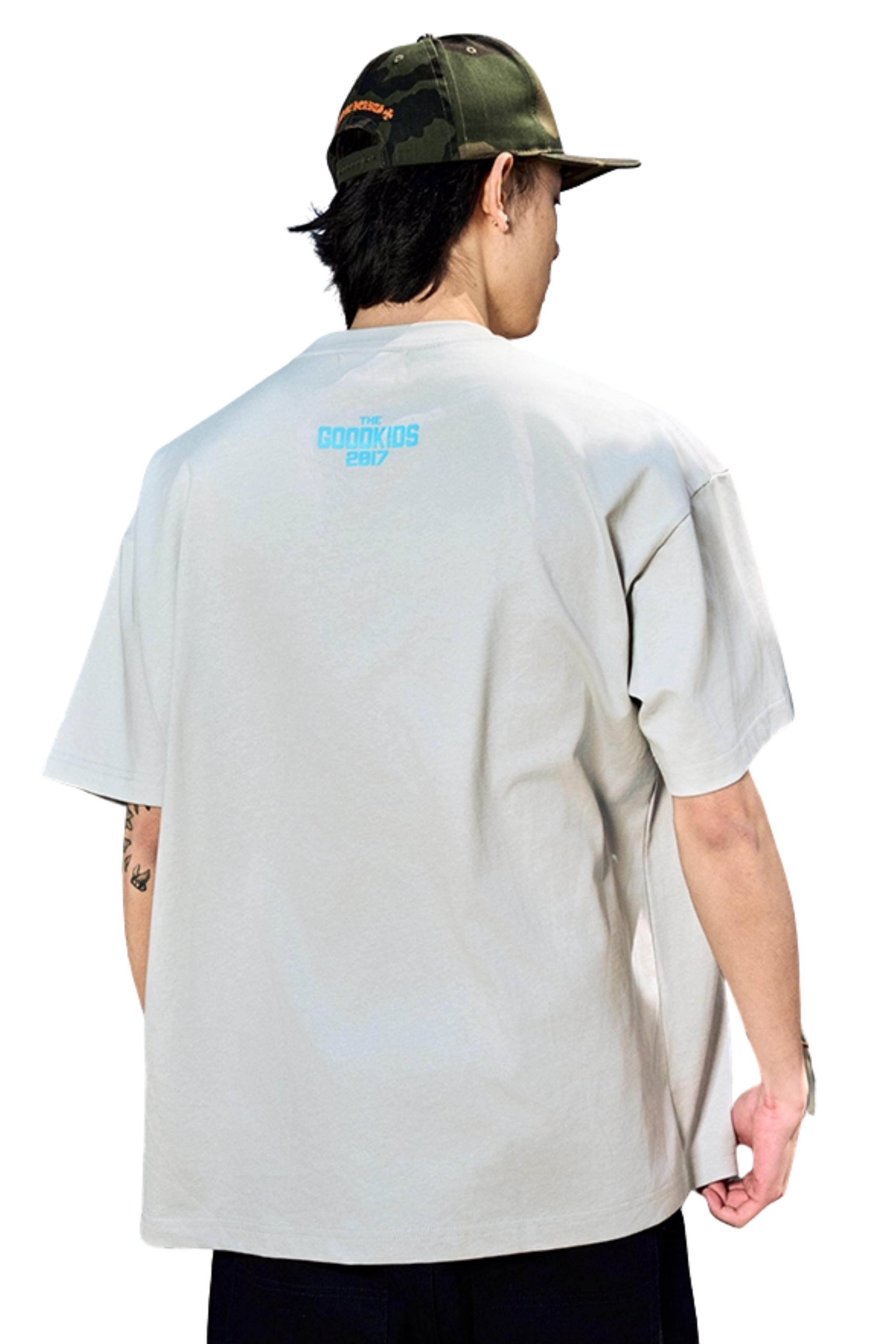 AFGK Shredded Embroidery Tee