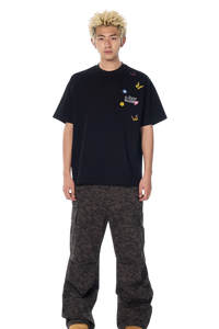 AFGK Surrounding Butterfly Embroidery Tee