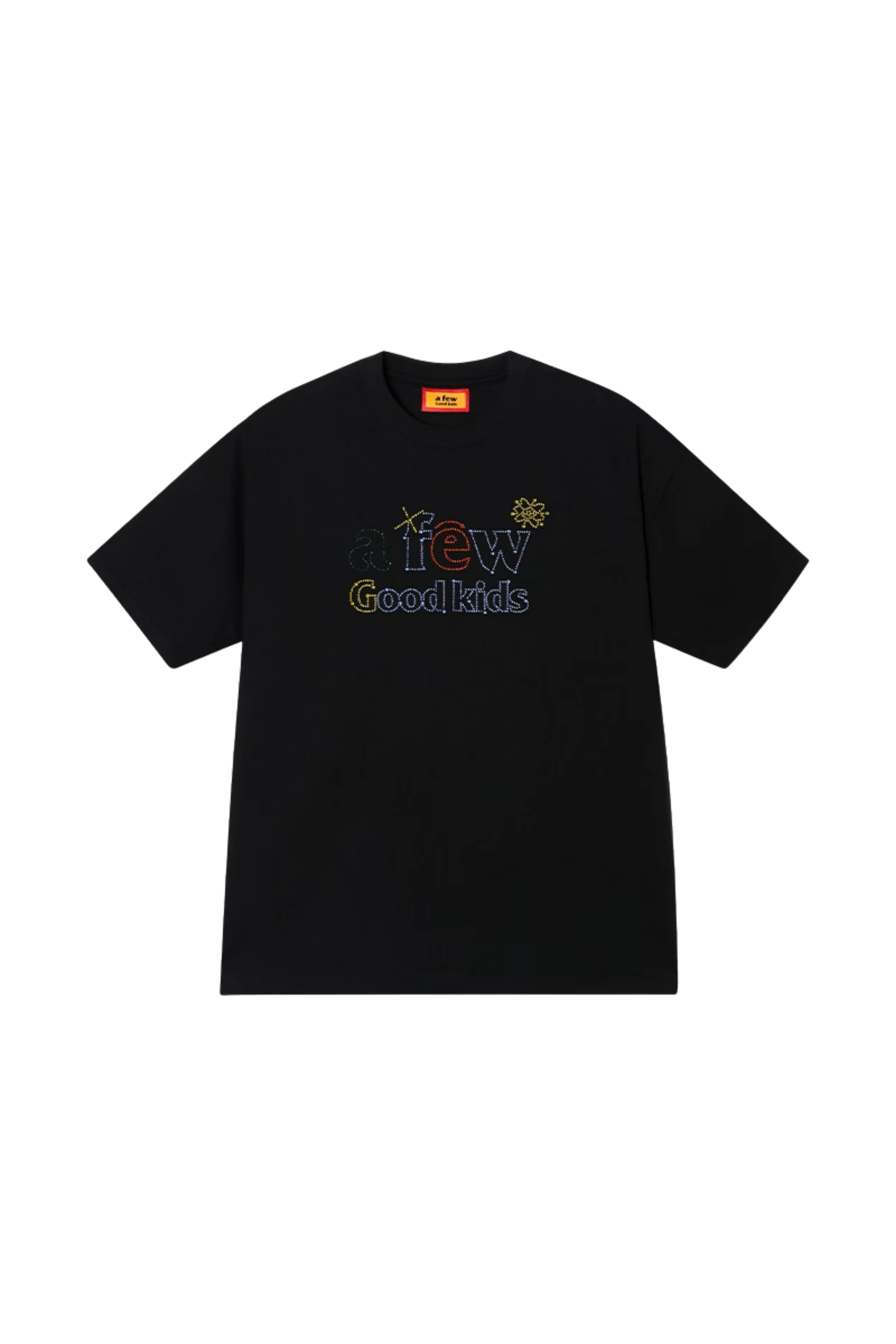 AFGK Colourful Rhinestone Ring Logo Tee