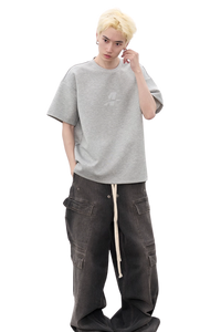 AFGK Letter A Embroidery Breathable Tee