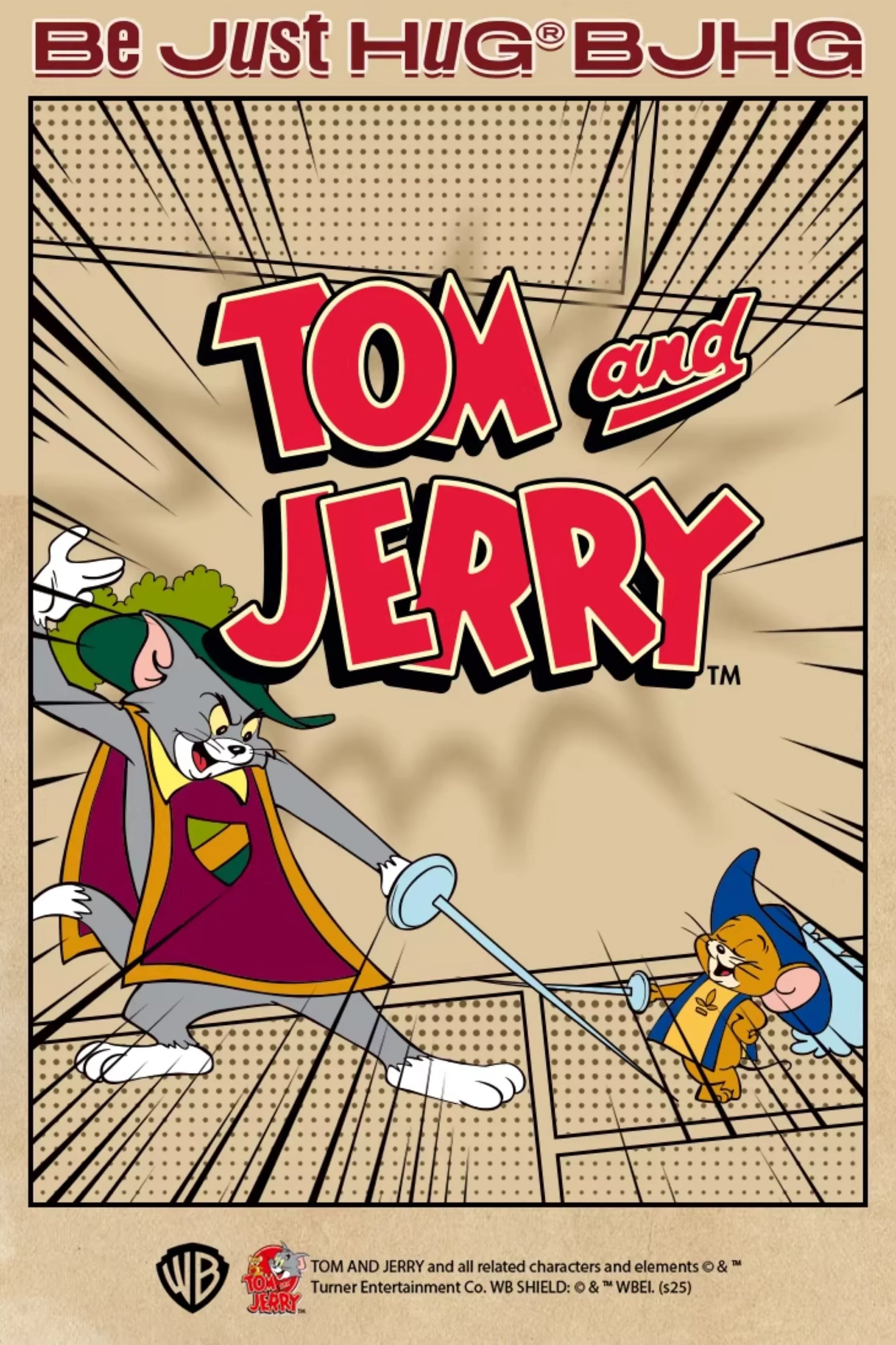 BJHG x Tom & Jerry Love Cheese Sticker Tee