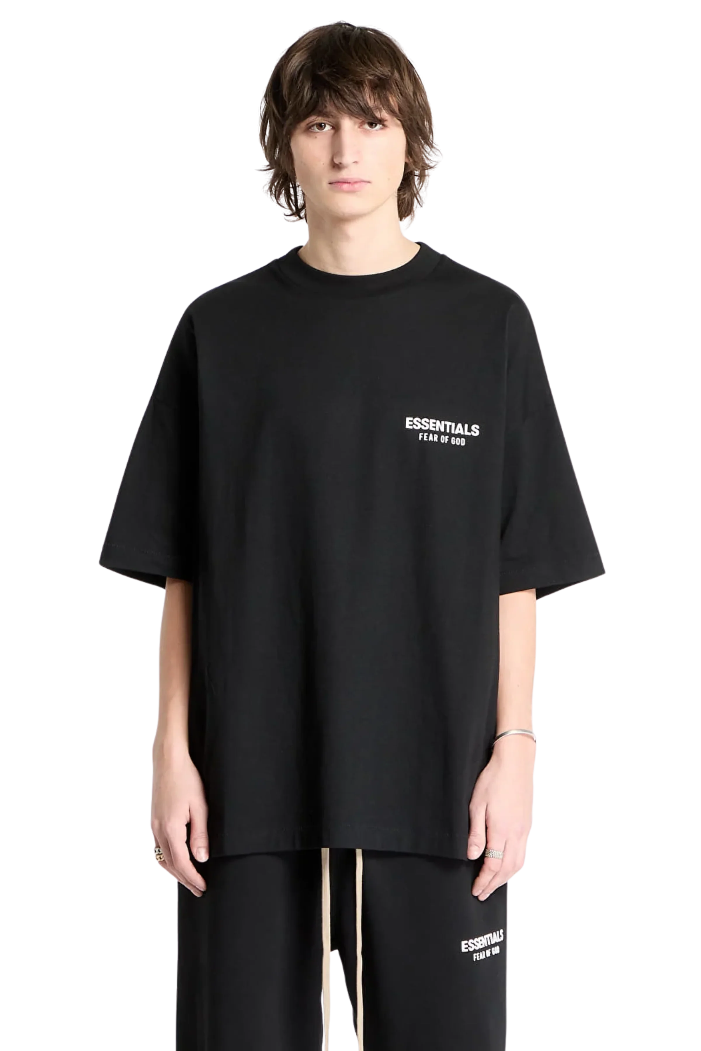 トップス FOG ESSENTIALS JERSEY CREWNECK TEE SS25 FOG Essentials Jersey Crewneck Tee BLACK - Clothing | ShaLaoBan