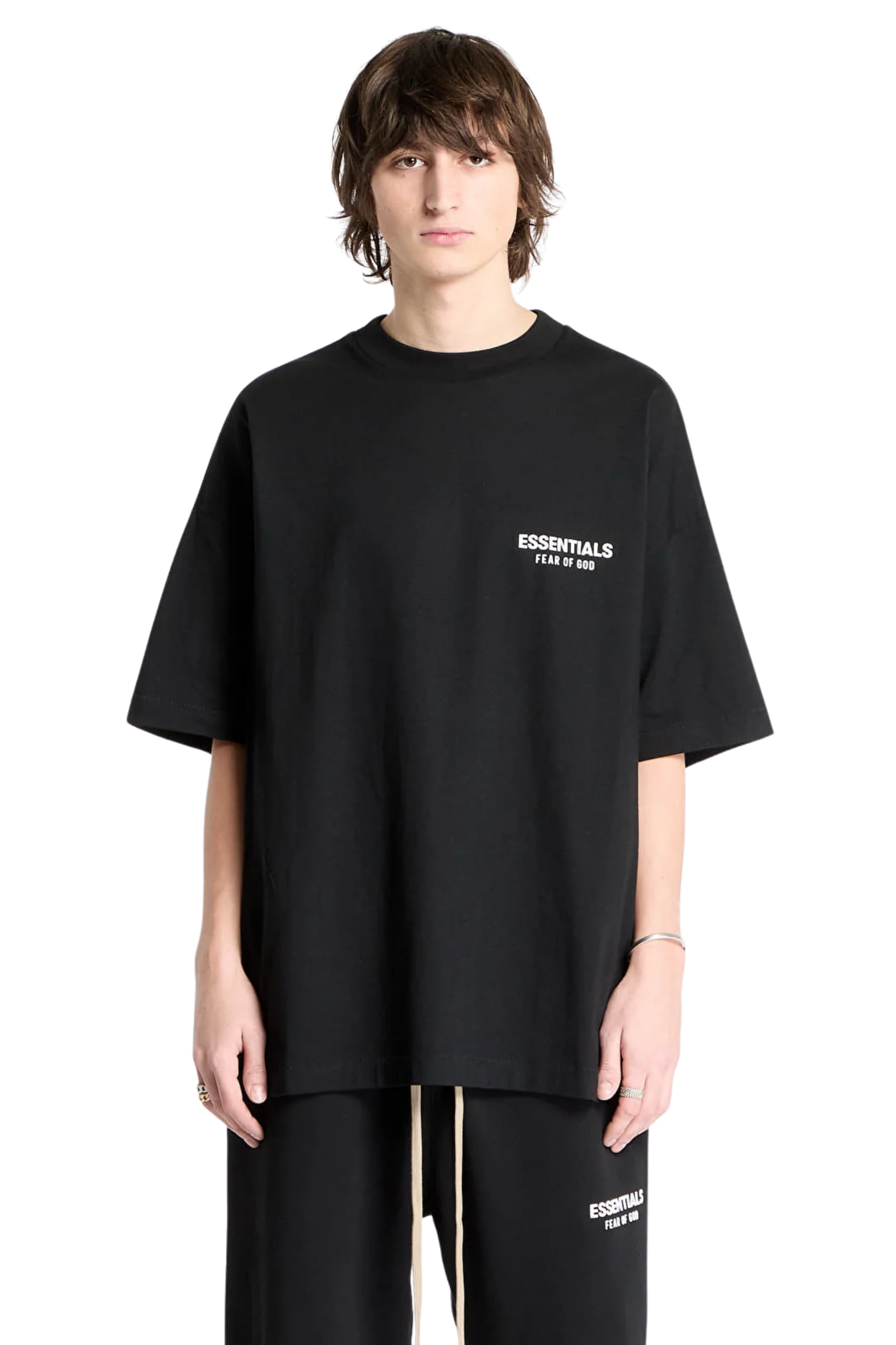 เสื้อยืดลายโลโก้ Arch SS24 ของ Fear Of God Essentials