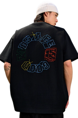 AFGK Colourful Rhinestone Ring Logo Tee