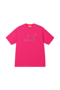 AFGK Colourful Rhinestone Ring Logo Tee