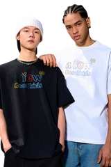 AFGK Colourful Rhinestone Ring Logo Tee