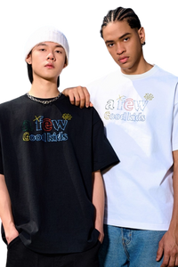 AFGK Colourful Rhinestone Ring Logo Tee