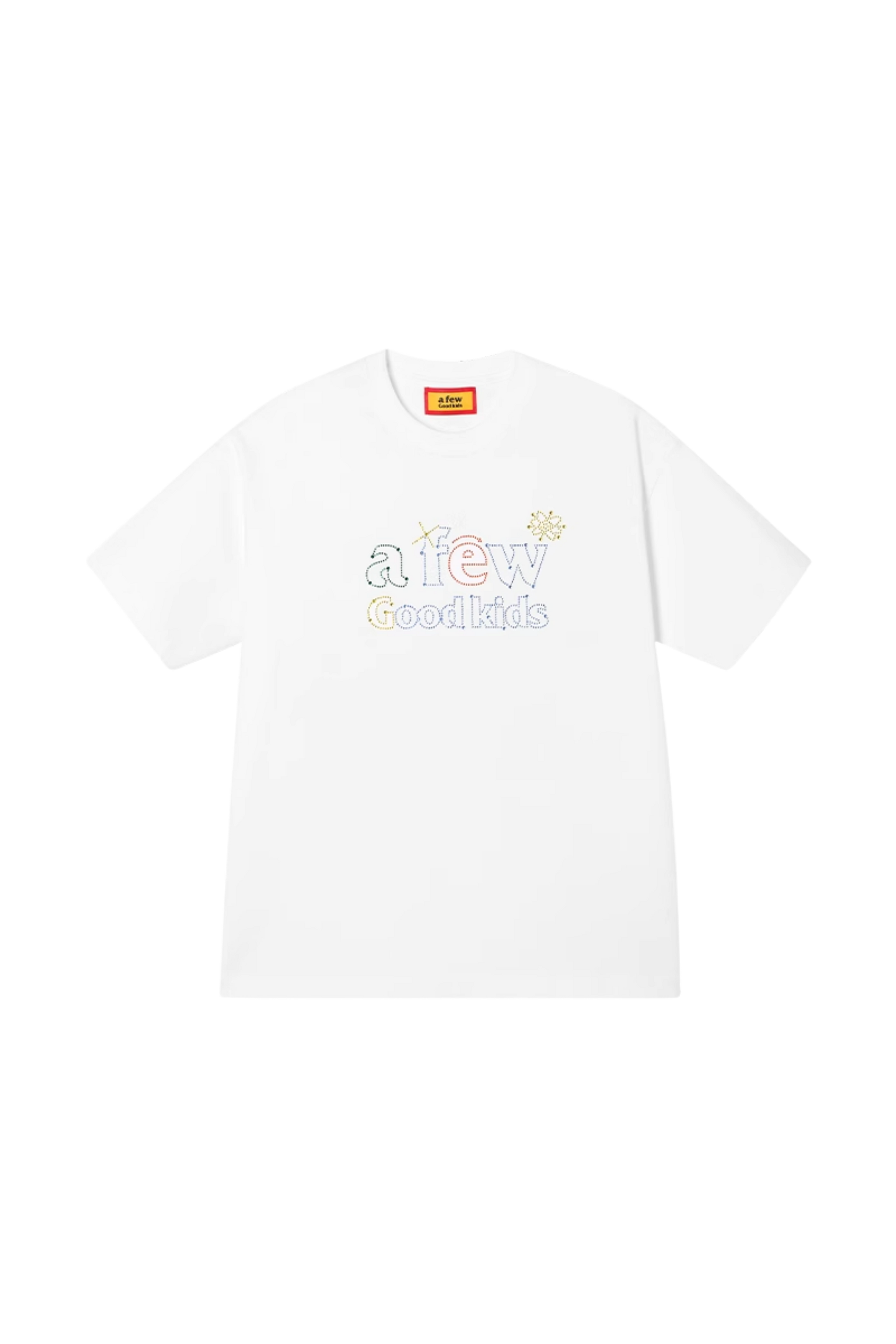 AFGK Colourful Rhinestone Ring Logo Tee