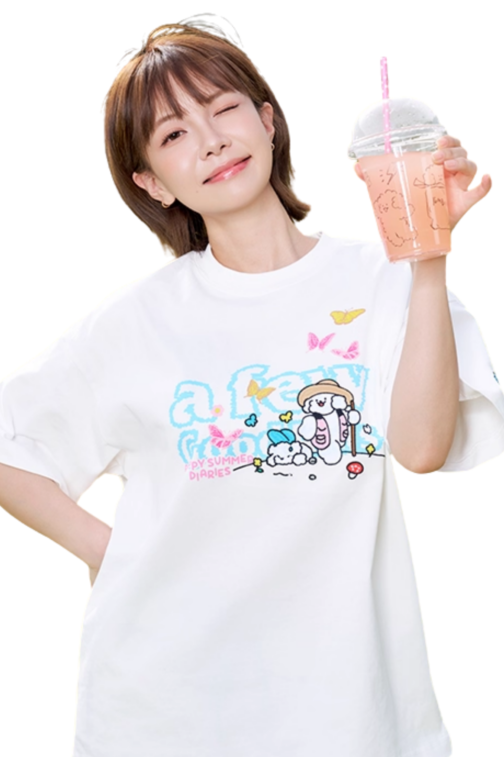 AFGK x Tombania Crayon Puppy Tee