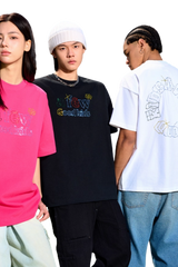 AFGK Colourful Rhinestone Ring Logo Tee