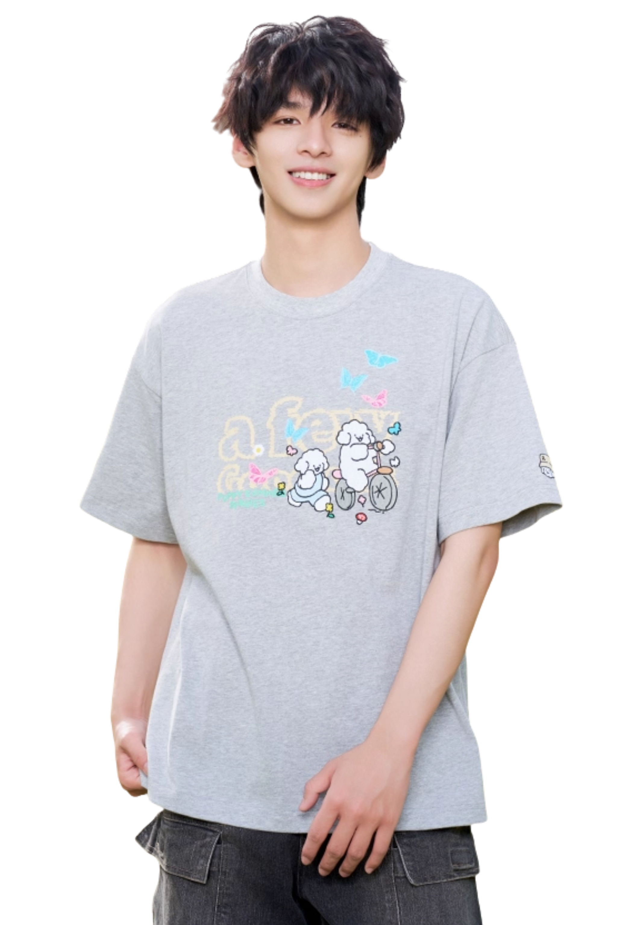 AFGK x Tombania Crayon Puppy Tee