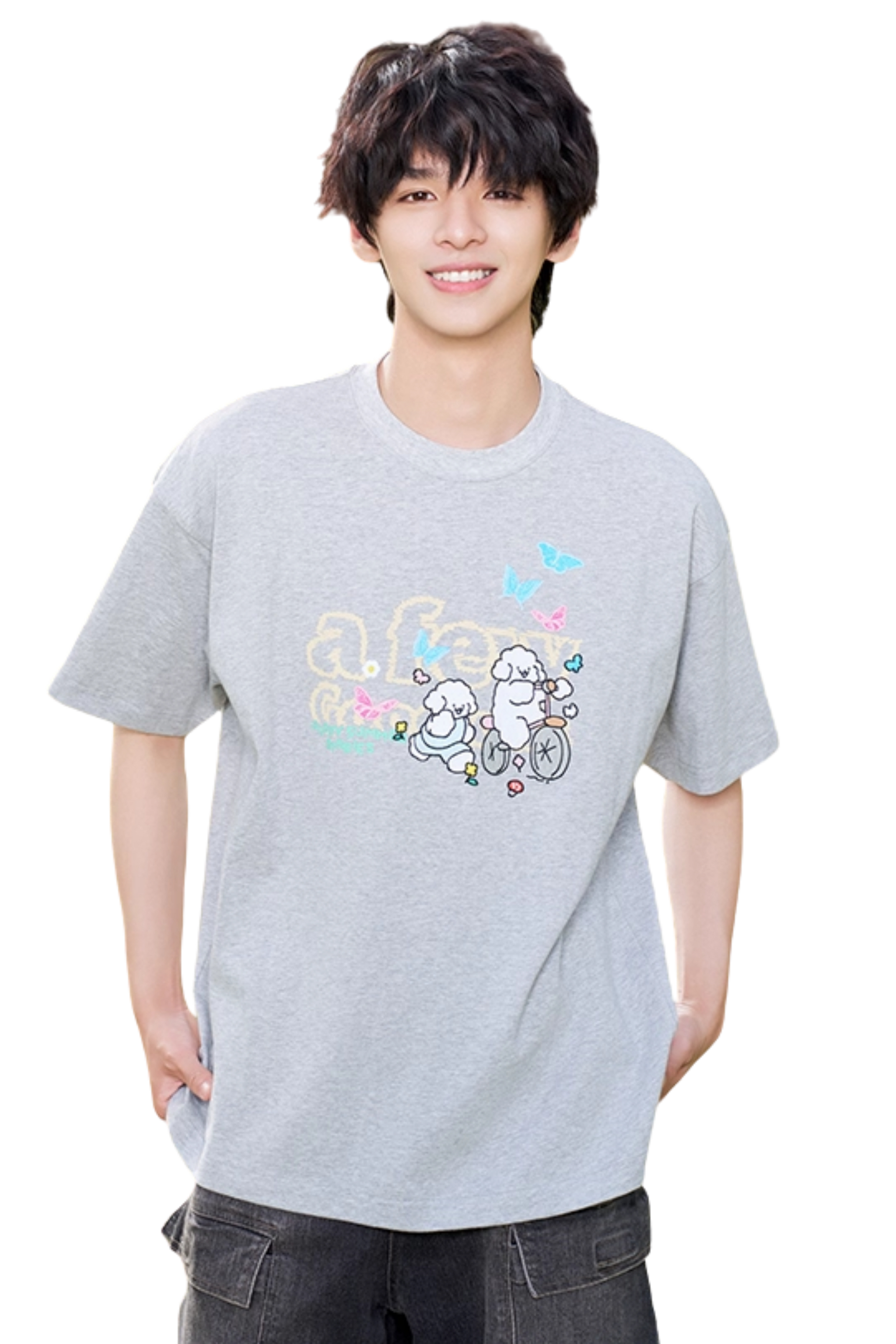 AFGK x Tombania Crayon Puppy Tee