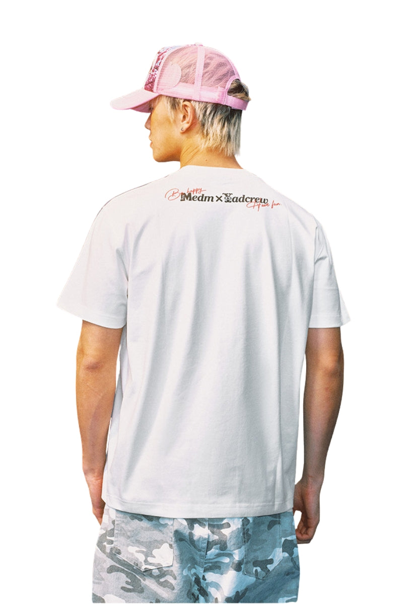 MEDM x YAD Healing Pet Photo Print Unisex Crew Neck Tee