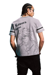MEDM x EVA NEVER END Sketch Figure Embroidery Print Casual Tee