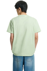 Dangerouspeople DSP Asymmetrical Eye Plaid Patch Fruit Print Casual Tee