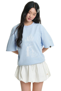 Dangerouspeople DSP Bomb King Print Embroidery Loose‑Fit Tee
