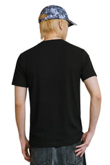 MEDM Letter Embroidery Heavyweight Basic Streetwear Tee