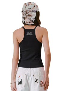 MEDM Classic Script Embroidery Women Heavyweight Tank Top