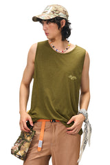 BJHG Men Quick‑Dry Sleeveless Tank Top Outdoor Gym Sport Vest