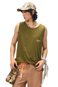 BJHG Men Quick‑Dry Sleeveless Tank Top Outdoor Gym Sport Vest
