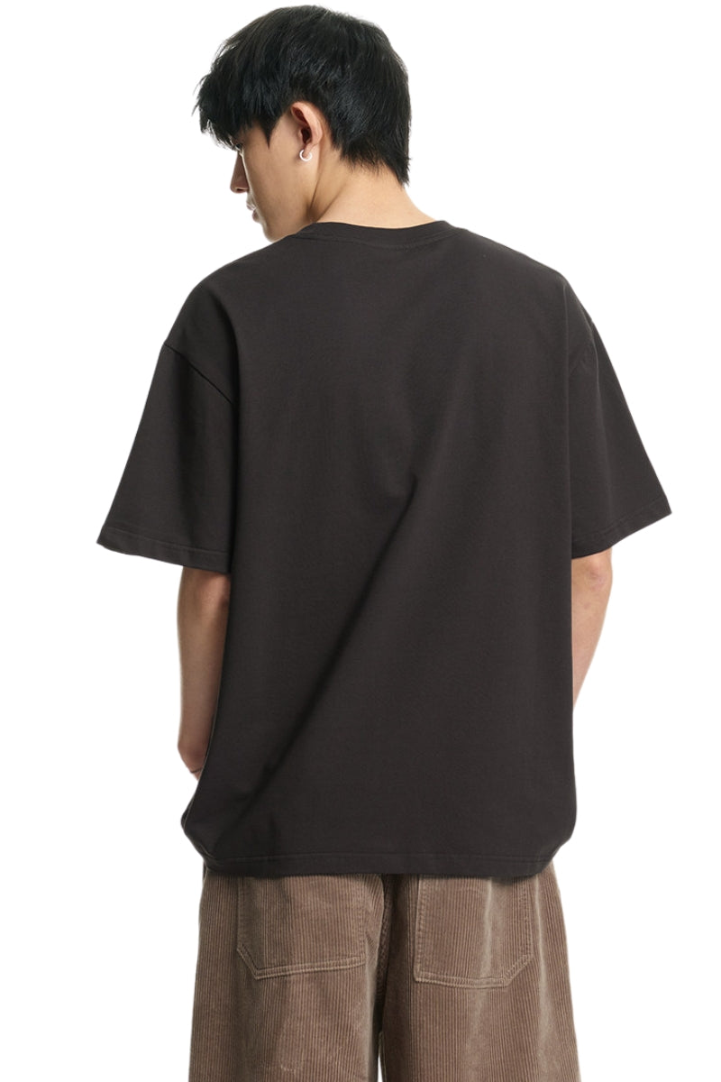 DangerousPeople｜Fairy‑Tale Plush Carriage Print Cotton T‑Shirt