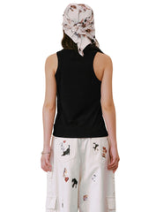 MEDM Dopamine Color 3D Embroidery Women Racerback Tank