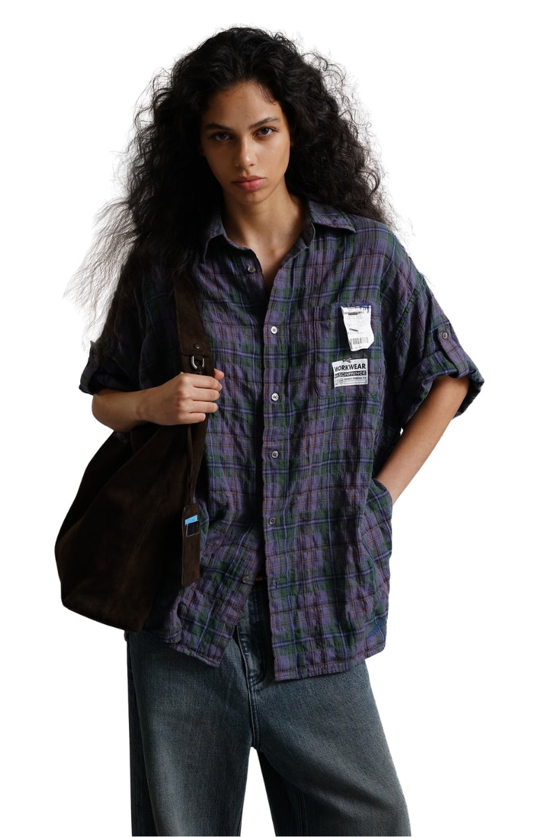 MASONPRINCE Workwear Dual Tag Vintage Plaid Shirt