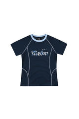 MEDM Contrast Stitch Star Print Women Tee