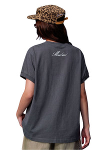 MEDM Rugby Logo Vintage Loose Couple T-Shirt