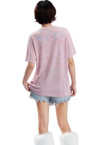 MEDM Dream Bubble Manga Flower All Over Print Heather Tee