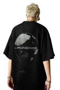 BJHG 3M Reflective World Globe Tee