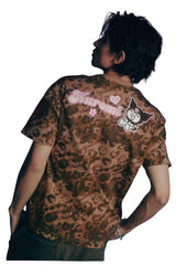 MEDM×Sanrio Kuromi Leopard Print Loose Couple T-shirt