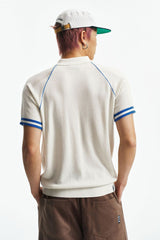 MEDM Jacquard Small LOGO Color MosaicShort Sleeve POLO
