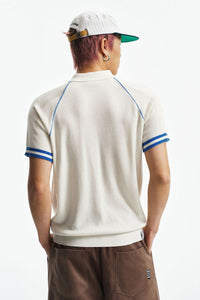 MEDM Jacquard Small LOGO Color MosaicShort Sleeve POLO