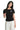 DangerousPeople｜Dog Embroidery Stretch Slim‑Fit Women’s T‑Shirt