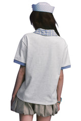 MEDM x Sanrio Kuromi Contrast Trim Polo Tee
