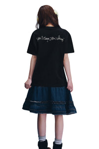 MEDM x Iria's Mailbox Sky Crack Glitter Logo Tee