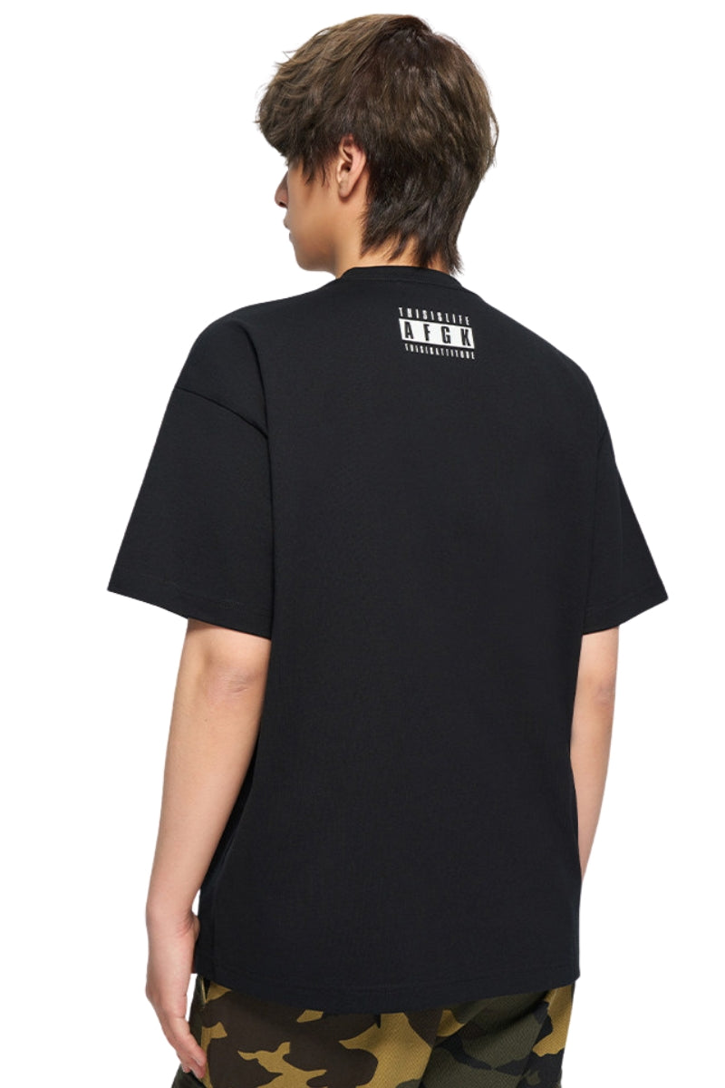 AFGK Maswei Lotto Life Concert Black Horse Tee Unisex Crew Neck T-shirt