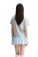 Dangerouspeople DSP 3D Fuzzy Dog Fitted Sorona Cool‑Touch Tee