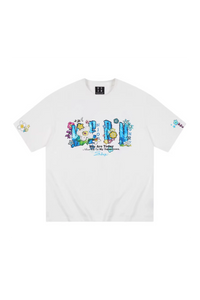 MEDM x NEWMASUS Big Head Image Tee