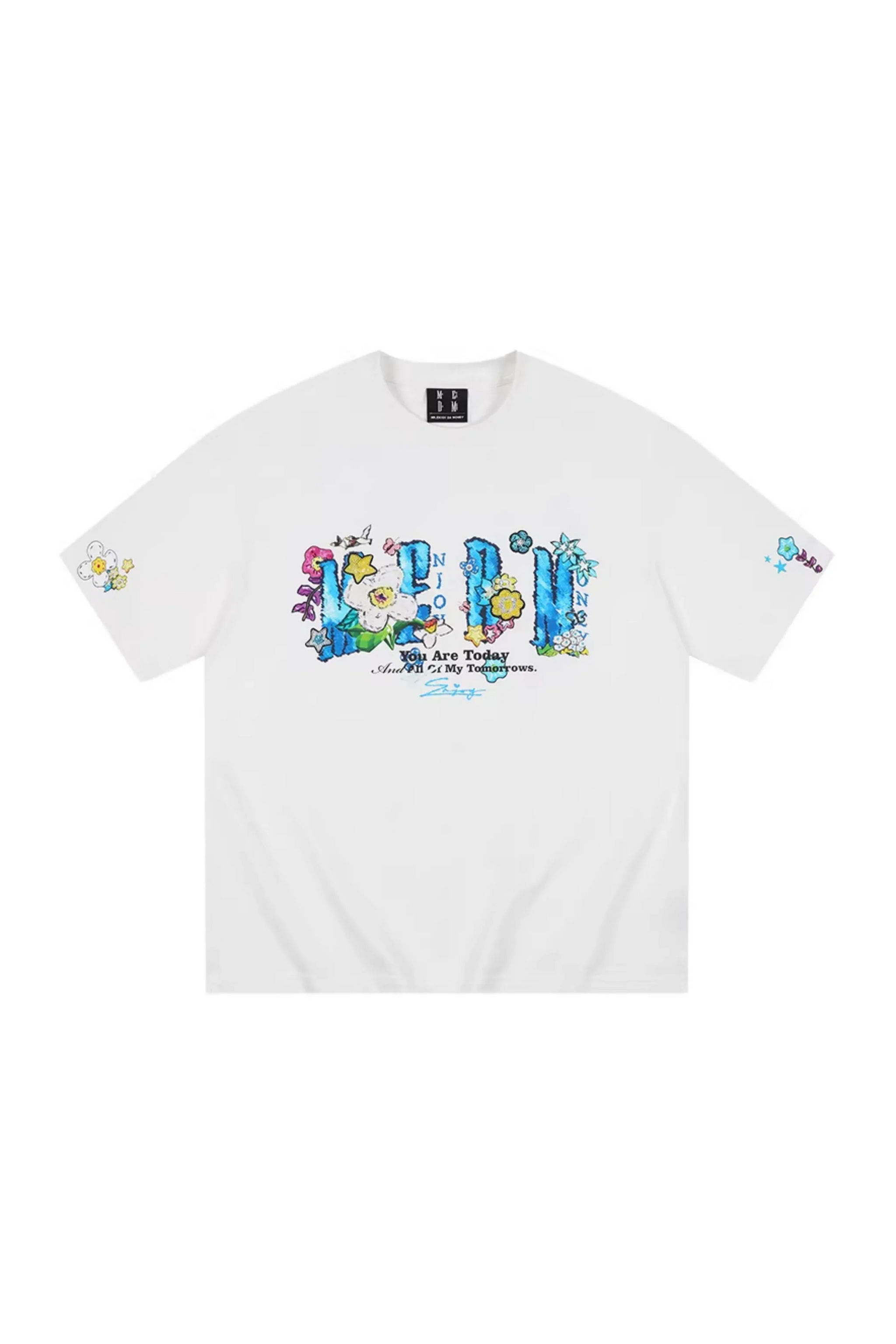 MEDM x NEWMASUS Big Head Image Tee