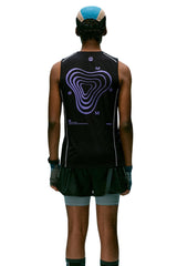 MEDM Sport Logo Print Breathable Mesh Loose Athletic Sleeveless Tank Top