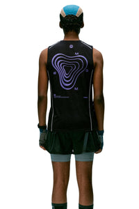 MEDM Sport Logo Print Breathable Mesh Loose Athletic Sleeveless Tank Top