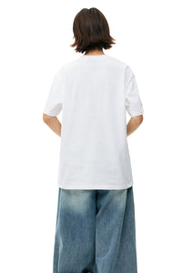 MEDM Sequin Phantom Letter Loose Crew Neck T-Shirt Unisex